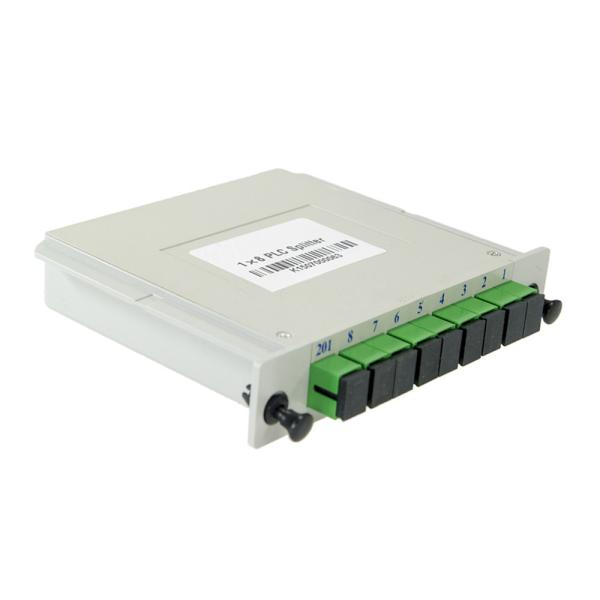 Gaveta do divisor do Plc de G657A1 G657A2 Ftth Sc/Upc Sc/Apc 1x8