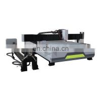 Support after sale service cnc plasma metal cutting machine with square tube cutting rotary axis