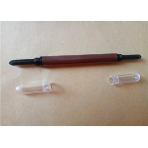 China Ajustable Head ABS Double Ended Eyeshadow Stick Tube Double Use 11mm Diameter supplier