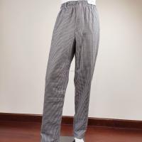 China Customized  Chef Work Pants Plain And Yarn Dyed Twill Checks Chef Pants on sale