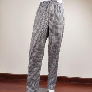 China Customized  Chef Work Pants Plain And Yarn Dyed Twill Checks Chef Pants supplier