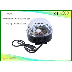 China Dmx Crystal Led Disco Ball Light , Led Magic Light With Lcd Screen supplier
