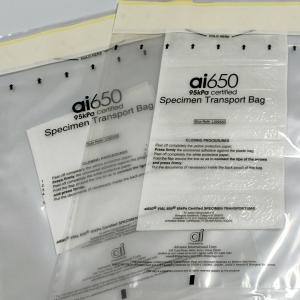 95kPa Specimen Zip Lock Bag For Medical Use Plastic Packaging