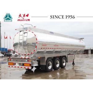 Light Weight Aluminum 45000 Liters Fuel Tanker Trailer With Bottom Loading