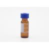 China 1.5ml Amber Borosilicate Screw Thread Glass Bottle with Threaded Plastic Cover wholesale