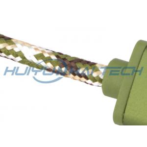 Color Mixed Cotton Braided Sleeving Soft Wear Resistant Custom For Cable Harness