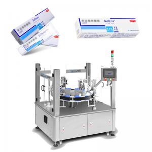 Rotary Vertical Automatic Cartoning Machine Delicate Medical Gel
