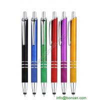 China touch stylus pen, metallic promotional logo pen,touch stylus ball pen on sale