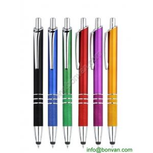 touch stylus pen, metallic promotional logo pen,touch stylus ball pen