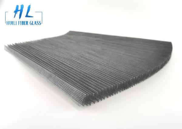 Gray 18*14 Plisse Insect Screen Carton Packing Plisse Mosquito Screen
