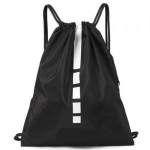 China Shoulder Drawstring Bag , Sports Drawstring Backpack Bag With Zip Pocket supplier