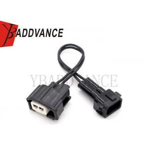 Heat Resistant Auto Wiring Harness RDX Female To OBD2 Male 2 Way Black Color