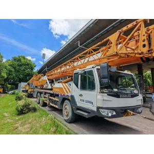 China Excelente estado de funcionamiento 2014 Zoomlion QY25V5 Grúa usada con gancho de 25t Brazo principal 40 metros Brazo auxiliar 8 metros Contrapeso 7.2 toneladas wholesale