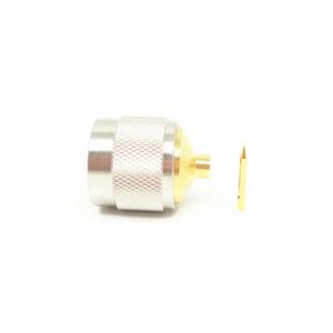 DC - 11GHz Frequency Range Straight Male N Type Connector Panel Mount