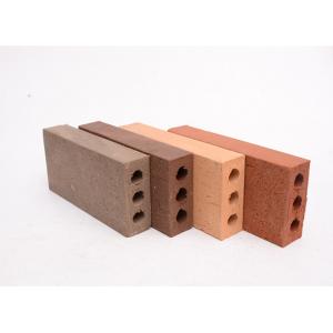 High Strength Type Thin Brick Flooring For Outside Road Paving With Holes