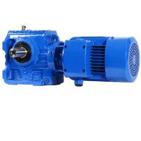 China Right Angle Inline Helical Gear Speed Reducer Flange Mounted on sale