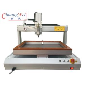 China Desktop Single Bench PCB Router Machine With Positioning Speed 500mm/s wholesale