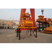 China Twin Shaft JS1000 1m3 Volume Cement Mixer Machine Electric Self Loading Concrete Mixer on sale