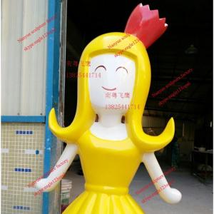 China japanese famous movie cartoon  statue of fiberglass colorful  for  garden model props supplier