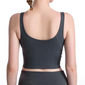 Sash sexy sports bra women gather breathable hem yoga sports bra vest