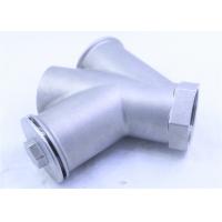 China 3 Direction Filter Valve Custom Machined Parts / Cnc Metal Parts 40 Diameter for sale