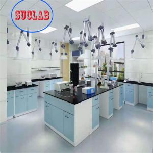 China Wholesale Strict Checked Clean room Floor Mounted Multi-Purpose Chemical Island Lab Bench Table supplier