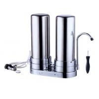 China 2 Stage Filtration Stainless Steel Water Purifier , Stainless Steel Whole House Water Filter For Home on sale