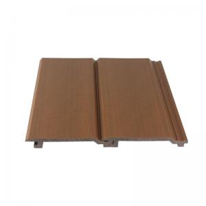20.5X145mm WPC Flat Panel Tan Gray Exterior Wall Board Inside Floor Panel Project Marterial