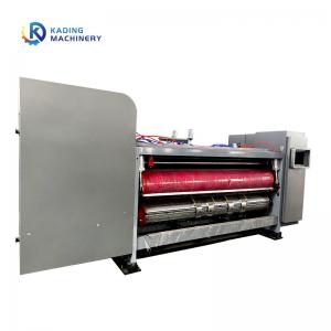 China High Speed Carton Box Die Cutting Machine For Corrugated Paperboard With 3 Colors Printer supplier