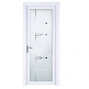 Waterproof Aluminum Room Door Interior Painting Surface  Bathroom Door