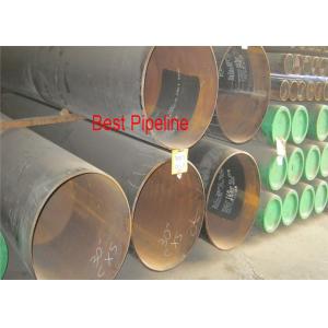 X46 PSL2 API 5L UOE Steel Pipe , Welded Polyethylene Coating Line Pipe