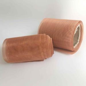 China Electromagnetic Shielding Copper Wire Mesh Roll 0.76m—1.2m Width wholesale