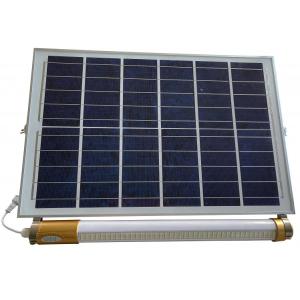 300w Solar Panel Fluorescent Light Fixtures T12 350x450mm 6V 20W Slim Die Casting Aluminium