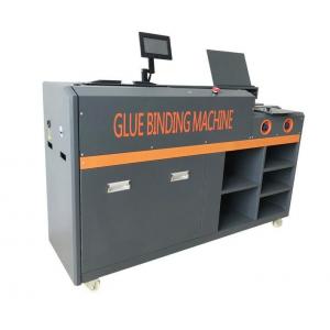 China 220-450 Books/Hour A3 A4 Perfect Electric Hot Melt Glue Book Binding Machine supplier