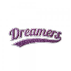 5'' Embroidered Letters Logo Patch , Baseball Patches For Jackets OEM ODM