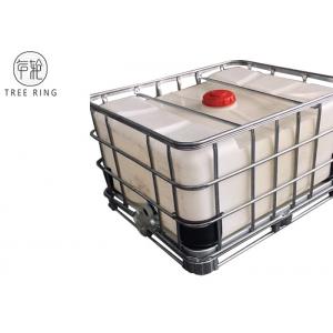 China Steel Caged Tote Stackable Ibc Liquid Storage Containers Tanks 500L / 132Gallon LLDPE supplier