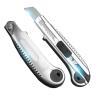 China Snap Off Blade Utility Knife Alloy Steel & ABS SK5 Spare Blades With Blade Lock System Tool-Free Blade Change Syste wholesale