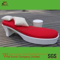 All-Weather Wicker Chaise Lounge Manufacturer in China Supply Rattan Sun Lounger WF-0835
