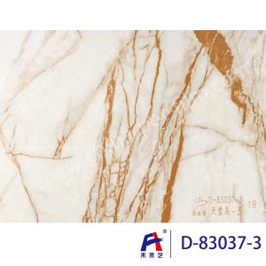 China Durbale Marble Grain Pvc Film Roll Suitable Wall Panel Convenient Construction supplier