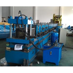 China PLC Control Rack Roll Forming Machine Upright Shelf Making Equipment supplier
