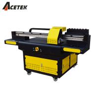 China Acetek UV Flatbed Printer , Mobile Cover CMYK Digital UV Flatbed Printing Machine on sale