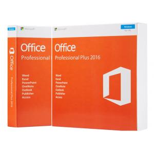 China Microsoft Office Professional Plus 2016 DVD , MS Office 2016 Pro Plus Multi - Languague supplier