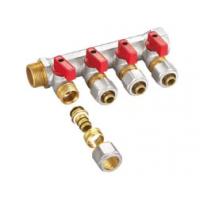 China forged Brass Water Manifold 4 Way Brass Hose Splitter ISO 228 on sale