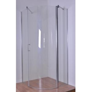 China Single Hinged Door Quadrant Shower Enclosures With Double Fixed Panel supplier