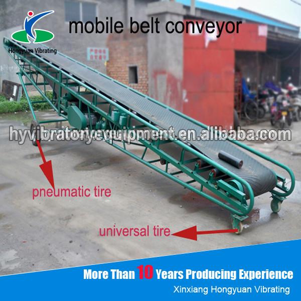 Automatic Truck Loading Belt Conveyor system used for material transfer