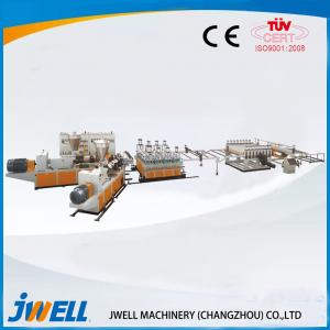 China Jwell PVC semi- skining WPC Foam Board extrusion line supplier