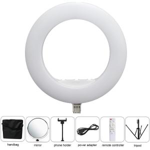 China USB rechargent l'enregistrement vidéo Ring Light de 18 séries de pouce LED Ring Light 90ra 4800lm LX supplier