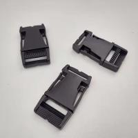China Plain Color Contoured Side Release Buckle 5/8'' Plastic Buckles For Nylon Webbing on sale