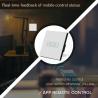 China Wireless Smart Light Switches EU Standard Touch Switch 220V Tempered Glass Panel Touch Screen Switch Work with Alexa wholesale