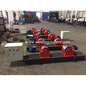 China 20T Conventional Welding Pipe Rotator For Pipe Butt With PU With Bolt Adjustment supplier